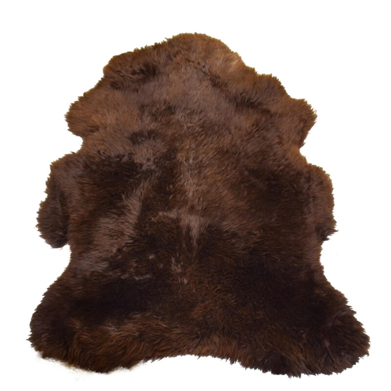 Fußmatte aus langem Schaffell