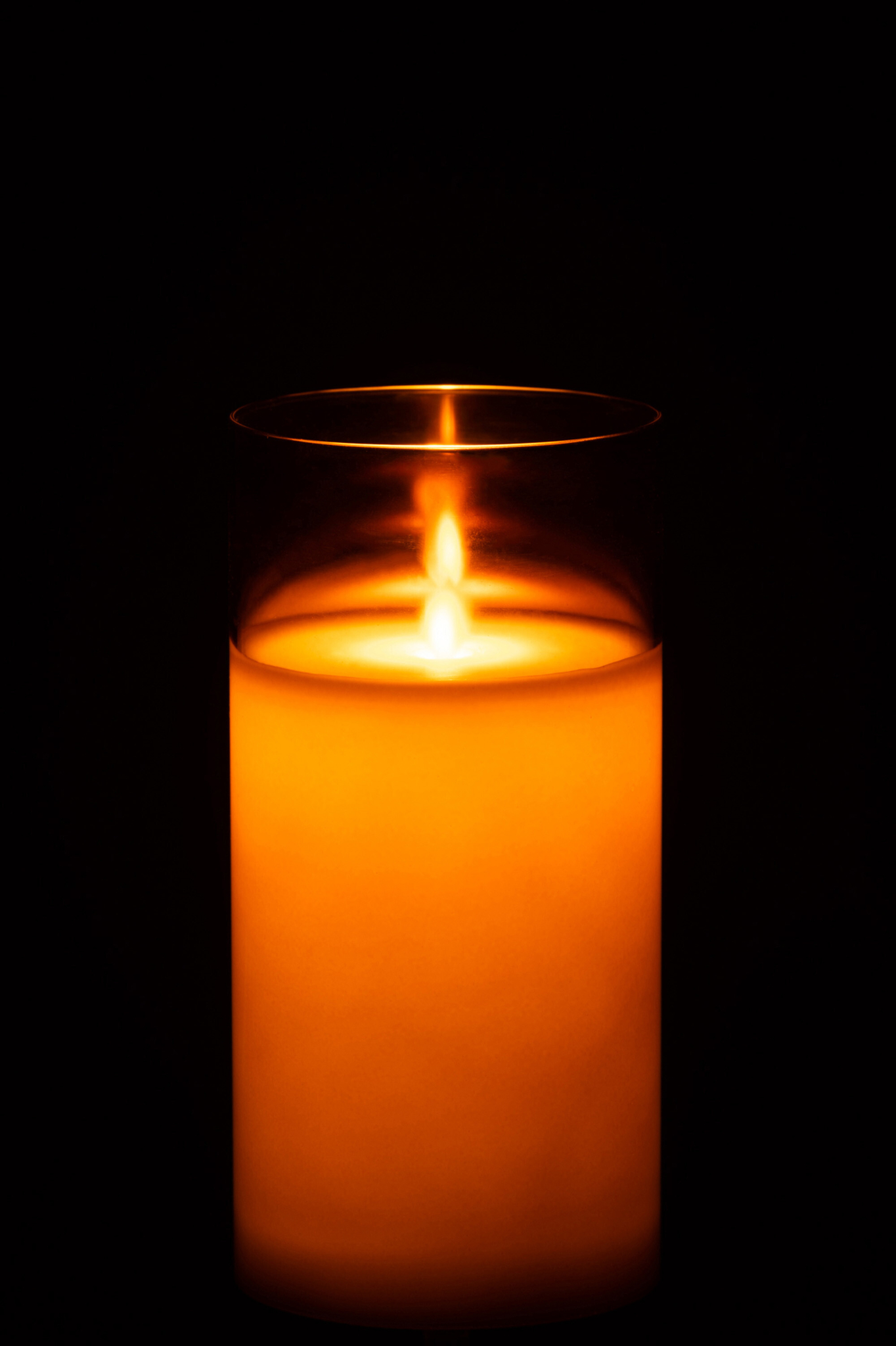 Ledlampe Shining Glas Mittelgroß – Bild 3