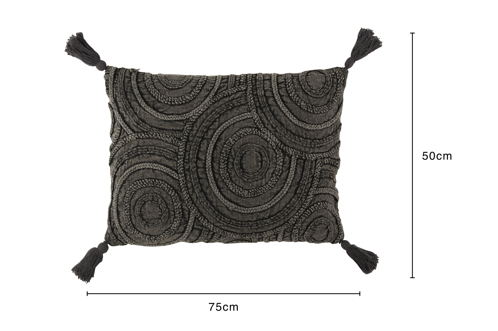 Kissen Kreis Baumwolle – Bild 3